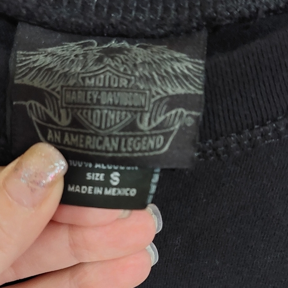 Harley davidson long sleeve men top size S - Picture 3 of 7